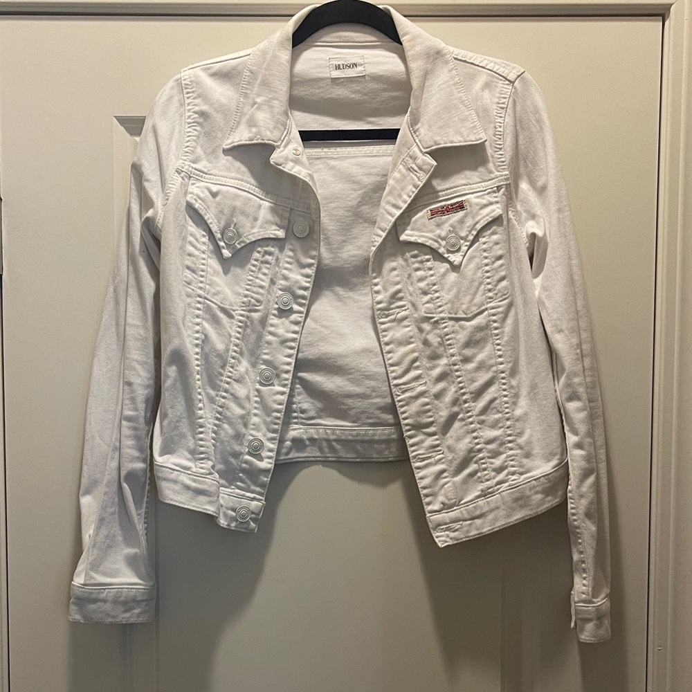 Hudson Jeans White Denim Jacket